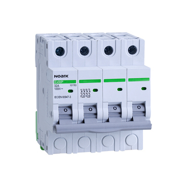 NOARK 101762 Ex9IP 4P 16A DC Vypínač, šířka 4 moduly, 4pól, 16A