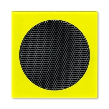 Kryt pro reproduktor ABB Levit 5016H-A00075 64, žlutá, AudioWorld, s kulatou mřížkou (55x55 mm)