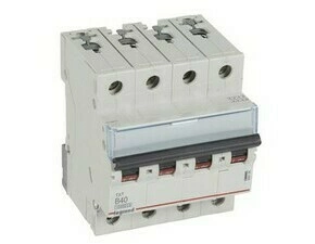 Jistič čtyřpolový LEGRAND 404158 TX3 4P B40 10000A