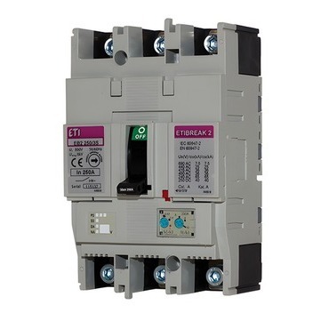 ETI 004671028 kompaktní jistič, EB2 125/4L 32A 4p