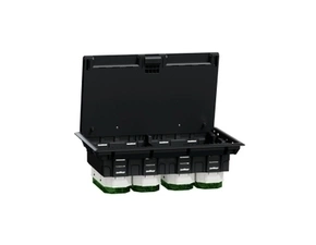 SCHN INS52126 Unica System+ - Podlahová krabice XL plastová 12 modulů 45x45