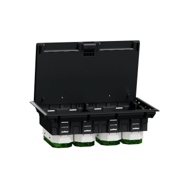 SCHN INS52126 Unica System+ - Podlahová krabice XL plastová 12 modulů 45x45