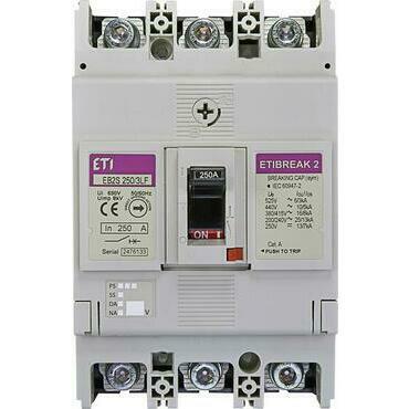 ETI 004671813 kompaktní jistič, EB2S 250/3LF 250A 3p