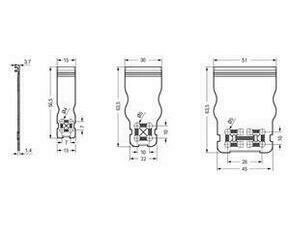 WAGO 831-3102/133-000 1vodičová pružinová svorkovnice