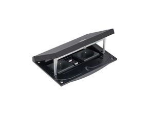 SIMON KFH226U/74 Vklad krabice podlahové ocelové KGT, 2 zásuvky silové K45 (typ E) a 2 konektory RJ4