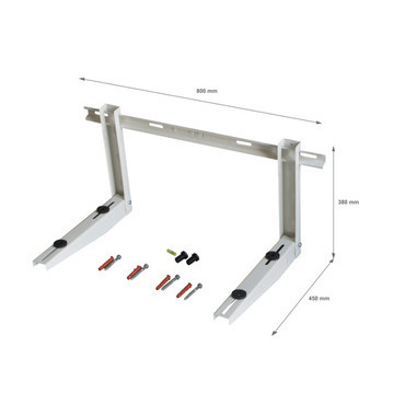 Konzole pro klimatizace SINCLAIR K-1, 900x500mm, nosnost 90kg, antivibrační, pozink+lak