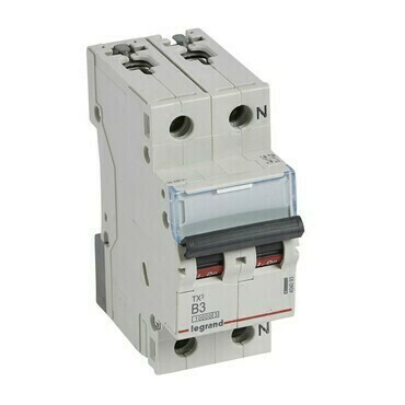 Jistič dvoupolový LEGRAND 404093 TX3 1+N B3 10000A