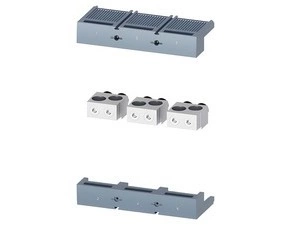 Bloková svorka 3VA9503-0JB23 3VA9503-0JB23, Cu/Al kabely 2x(120 ÷ 300) mm2, kryt svorek, 3 ks, pro