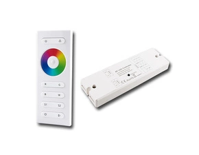 Sada MC LED RF ovladač-RGBW, 1 zóna, bílý+přijímač