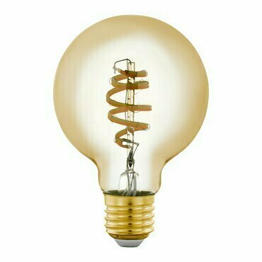 LED žárovka EGLO LM-ZIG-CCT-E27-G80 4,9W AMBER 1 STK
