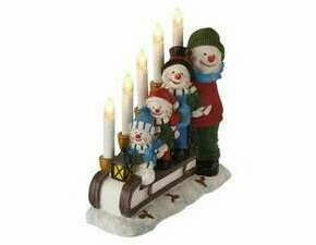 EMOS DCAW15 5LED CANDLE STAND SANTA 2AA WW