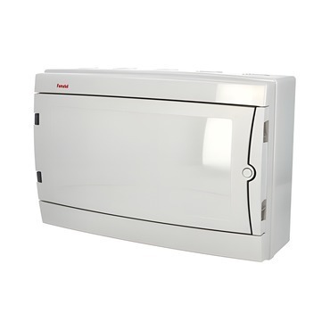 FAM 3918 Rozvodnice Acqua 3918-TB IP65, 18mod., na omítku, neprůhl. dveře, 274x426x131mm