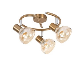 Svítidlo RABALUX 5549 HOLLY antická zlatá E14 3x MAX 40W