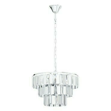 Svítidlo závěsné EGLO HL 5 E14 CHROM KRISTALL ERSEKA