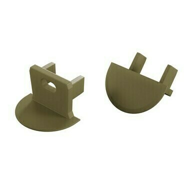 Koncovka profilu GREENLUX EC-PROFIL AXIN REED GREEN WITH HOLE  (12-1556-00)