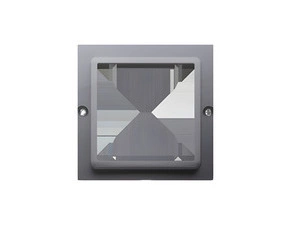 Adaptér přechodový SIMON BASIC BMA45/43, (průchodka) pro zařízení standardu 45 × 45 mm, stříbrná