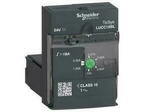 SCHN LUCC1XBL TeSys řada U, rozšířená řídicí jednotka, 0,35…1,4A, třída 10 pro 1-fáz.motory, pro zák