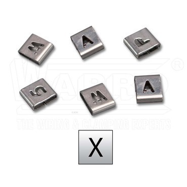 wpr2734 WR1-X nerezový popisovací systém Wapro Easy Read - znak "X"