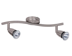 Svítidlo RABALUX 5992 NORMAN saténová chromová GU10 2x MAX 50W