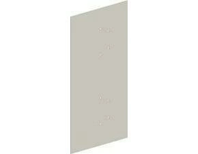 ABB 2CPX010675R9999 ZX810 -přepážka svislá kov, 3GU, pro TG