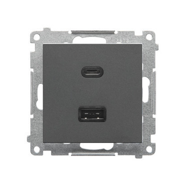 SIMON TEC2CA.01/116 Nabíječka USB 2 násobná (přístroj s krytem) bílá