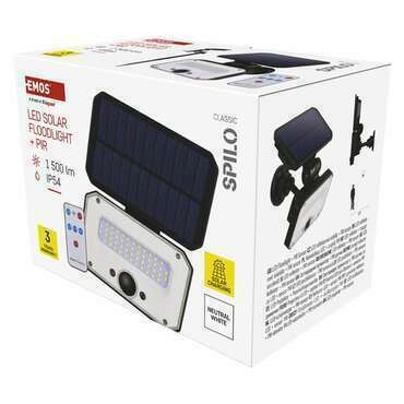 EMOS ZG132S LED SOLAR REFLEKTOR SPILO 1500LM IP54 NW