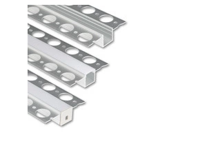 Profil hliníkový MC LED pro sádrokarton AU 55x15mm včetně mléčného difuzoru 2m