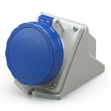 SCAME 517.1653 Zásuvka nástěnná EUREKA, šikmý box - 517.1653