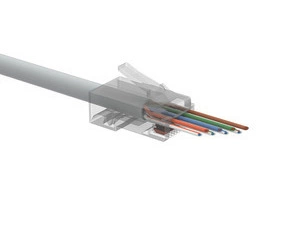 Konektor datový SOLARIX SXRJ45-5E-UTP-EASY, CAT5E, UTP, RJ45, neskládaný, nestíněný na drát i licnu