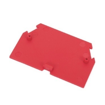 BEČOV B641161 Koncová přepážka RSA 6 A / RSA 10 A - červená