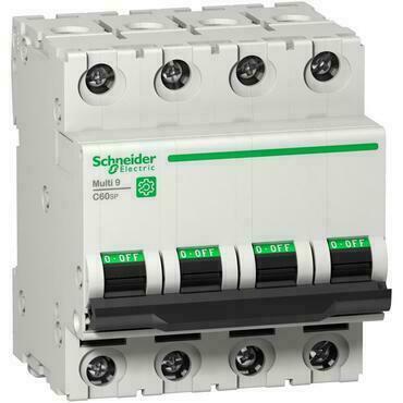 SCHN M9F21432 Jistič Multi9 C60SP 4P B 32A 10kA 480Y/277V UL1077 RP 0,55kč/ks