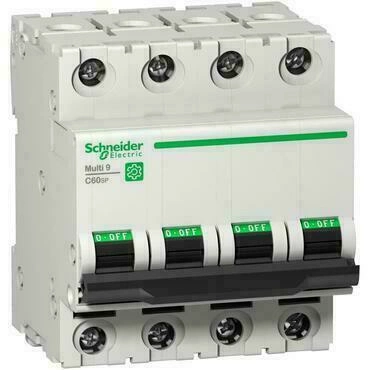 SCHN M9F22432 Jistič Multi9 C60SP 4P C 32A 10kA 480Y/277V UL1077 RP 0,55kč/ks