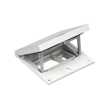 SIMON KFH101SEC/72 Vklad krabice podlahové ocelové KGT, s inbusovým zámkem, prázdný prostor na 1 pří