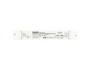 LED driver napěťový MC LED 75W, DC 12V/6,25A, IP20, řízení DALI, 0/1-10V a tlačítko