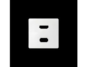 Kryt pro SIMON 82 8201095-030, zásuvku USB+HDMI (v 1.4), bílá