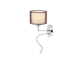 Svítidlo nástěnné RABALUX 2629 ANASTASIA chromová E27 1x MAX 60W+LED 1W