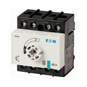 EATON 1314105 DCM-40/1-SK Odpínač DUCO, 40A, 3+N pól, bez hřídele a rukojeti