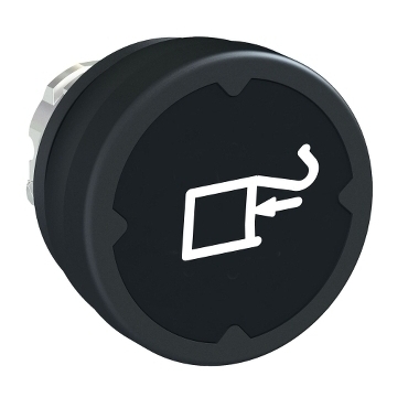 SCHN ZB4BC28040 Ovládací hlavice stiskací, černá, se symbolem