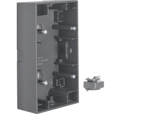 HAG 10427006 Krabice, 2-násobná na omítku, Berker K.1, antracit, mat