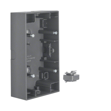 HAG 10427006 Krabice, 2-násobná na omítku, Berker K.1, antracit, mat