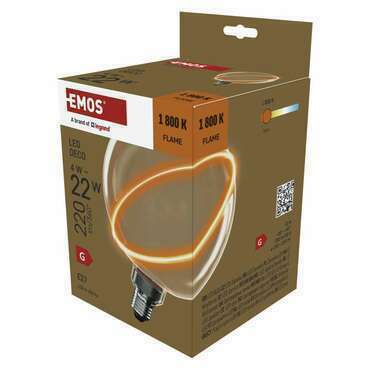 EMOS Z5CS11 LED DECO G130SRA "SATURN" 4W 220 lm E27 WW+