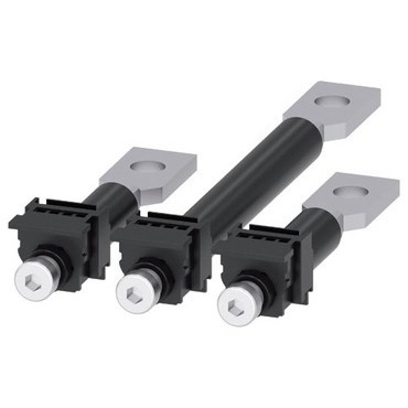 Připojovací sada 3VA9113-0QE00 3VA9113-0QE00, zadní přívody - ploché, Cu/Al pasy / kabelová oka /