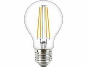 LED žárovka Philips CorePro Bulb ND 7-60W E27 WW A60 CL G, nestmívatelná, čirá