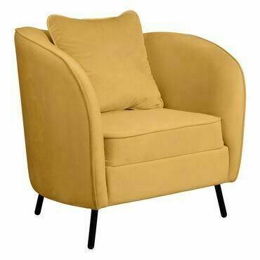 Židle 815x615x910 s polstrem žlutá CAGWAIT 815×615×910 mm EGLO