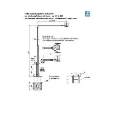 ZR 400 STP 6 CZ P základový rám, v základním nátěru