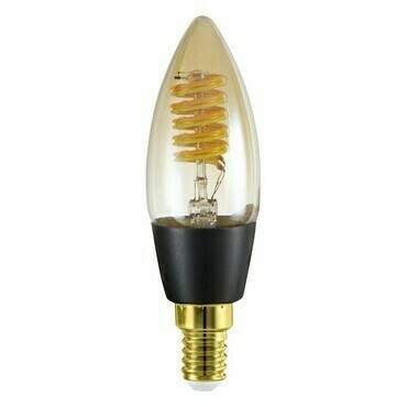 Zdroj LM_LED_E14 C35 1x4,9W jantarová volitelná bílá EGLO