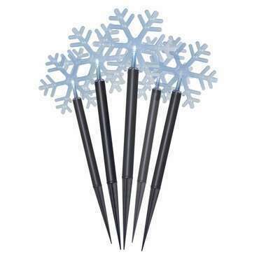 EMOS DCZC01 5LED GARDEN SNOWFLAKE 3AA CW