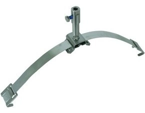 DEHN 123110  Držák pro jímací tyč D 10mm na hřeben s upínacím páskem nerez DEHN DEHN