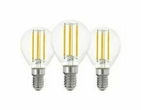 LED žárovka LM_LED_E14 P45 3x7W transparentní teplá bílá EGLO