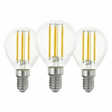 LED žárovka LM_LED_E14 P45 3x7W transparentní teplá bílá EGLO